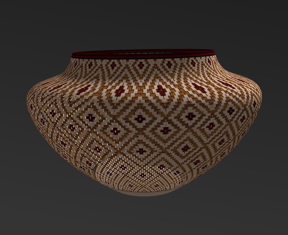 Open Painted Vessel Image